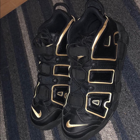 COPY - Nike Uptempo Gold - Black - Picture 3 of 5